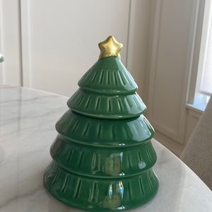 New 2023 Target Bullseye Christmas Tree Cookie/Candy Jar